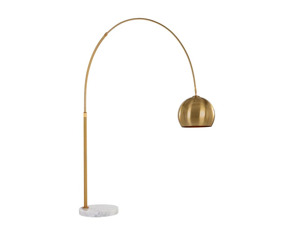 Vern Floor Lamp - Brass - Central Designs