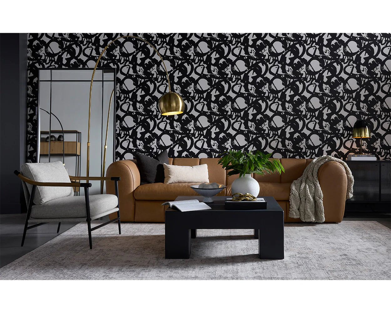 Vern Floor Lamp - Brass - Central Designs