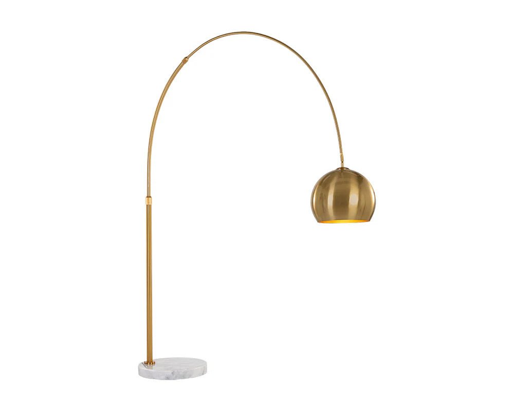 Vern Floor Lamp - Brass - Central Designs