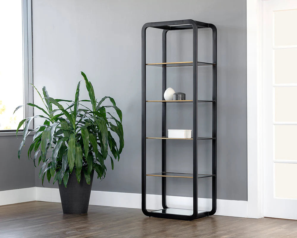 Ambretta Bookcase - Small - Black