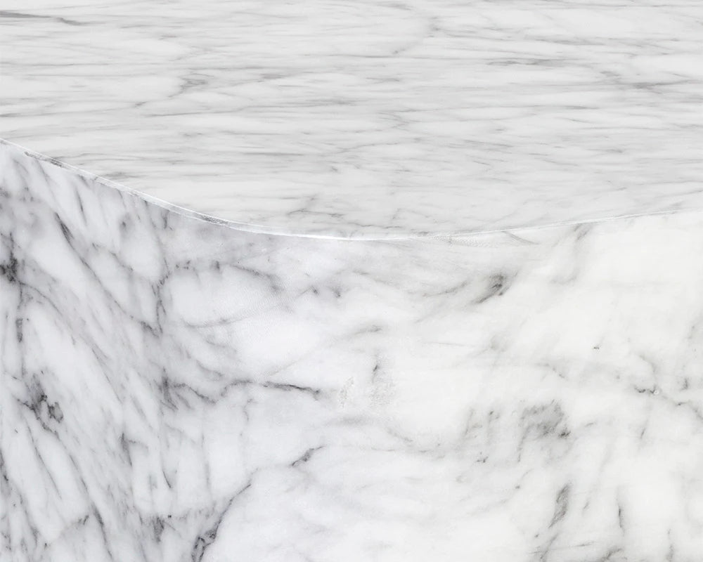 Strut Coffee Table - Marble Look - Central Designs