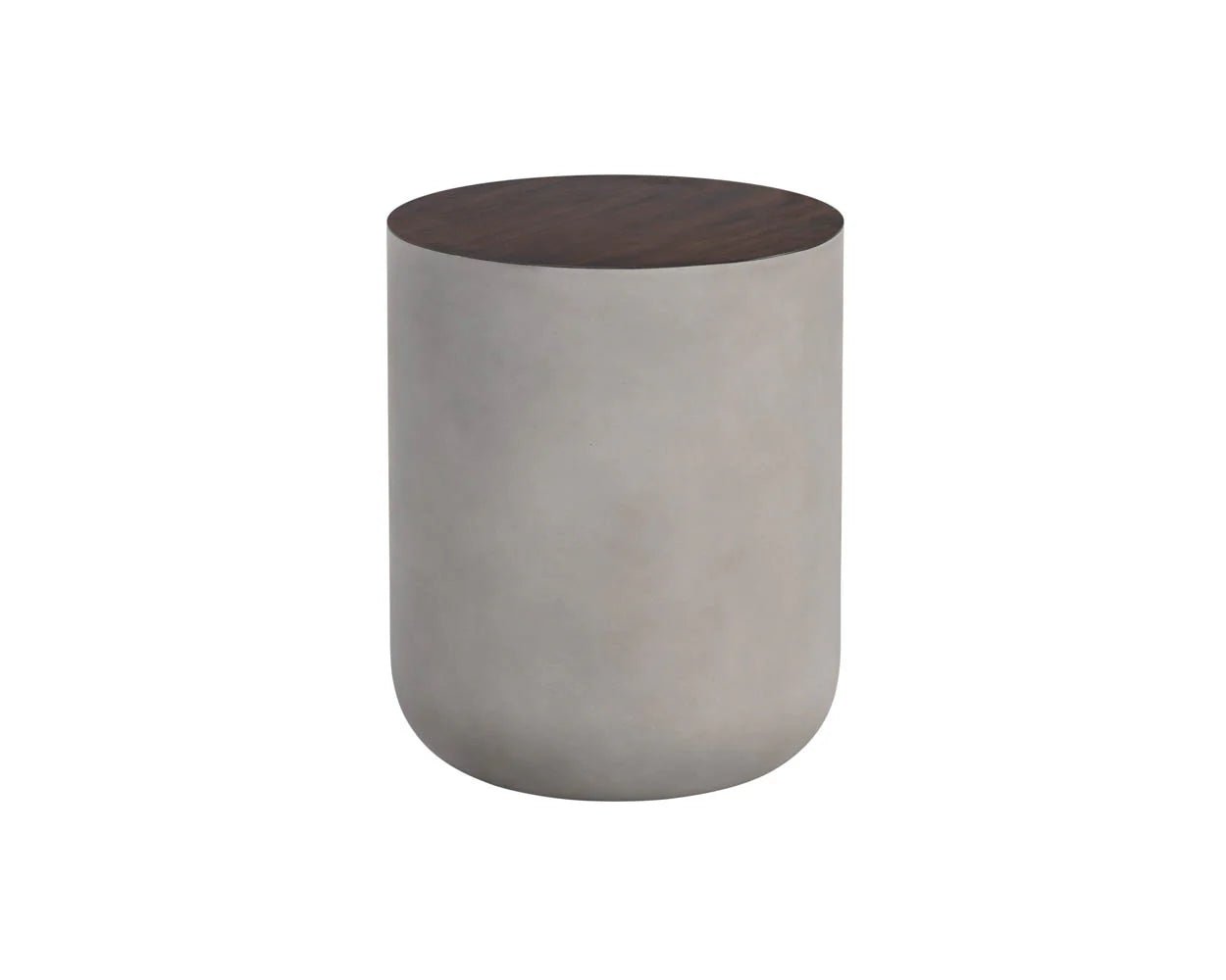 Diaz End Table - Grey - Wood Grain Brown - Central Designs