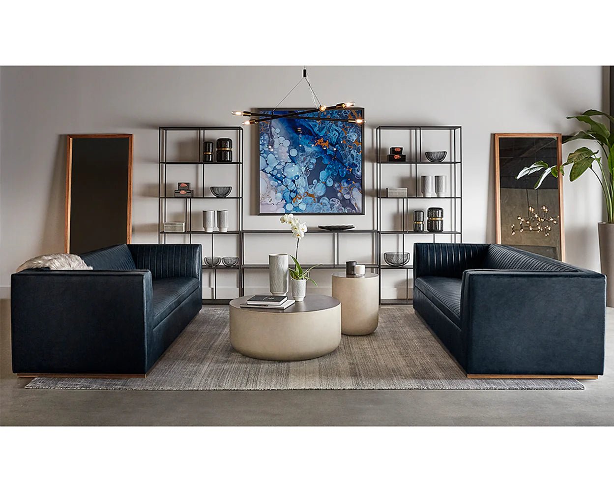 Diaz End Table - Grey - Wood Grain Brown - Central Designs
