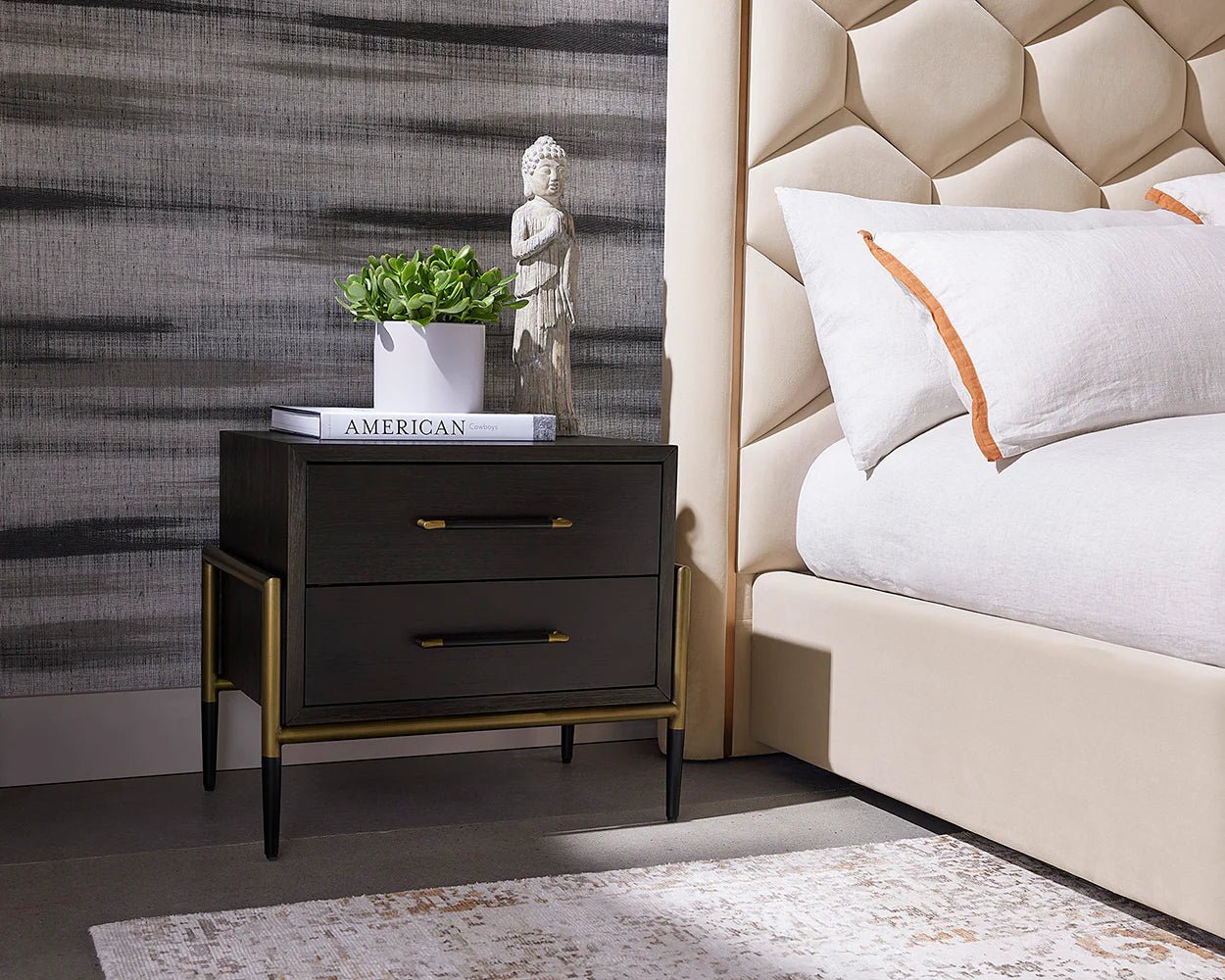Weldrick Nightstand - Espresso - Central Designs