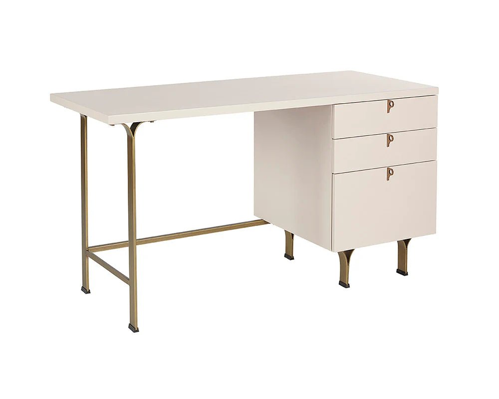 Celine Desk - Cream - Central Designs