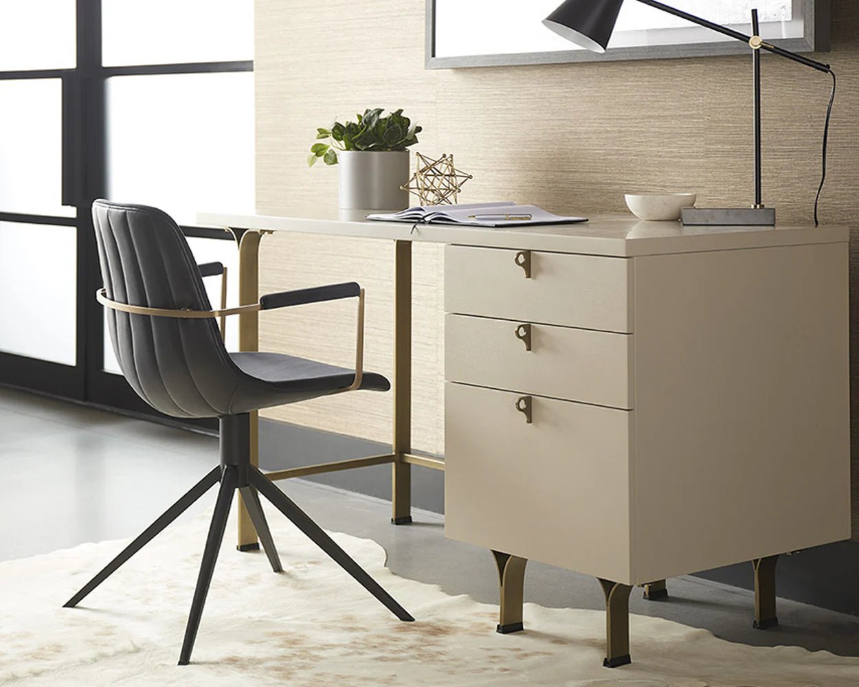 Celine Desk - Cream - Central Designs