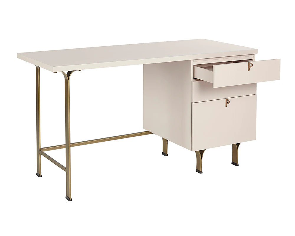 Celine Desk - Cream - Central Designs
