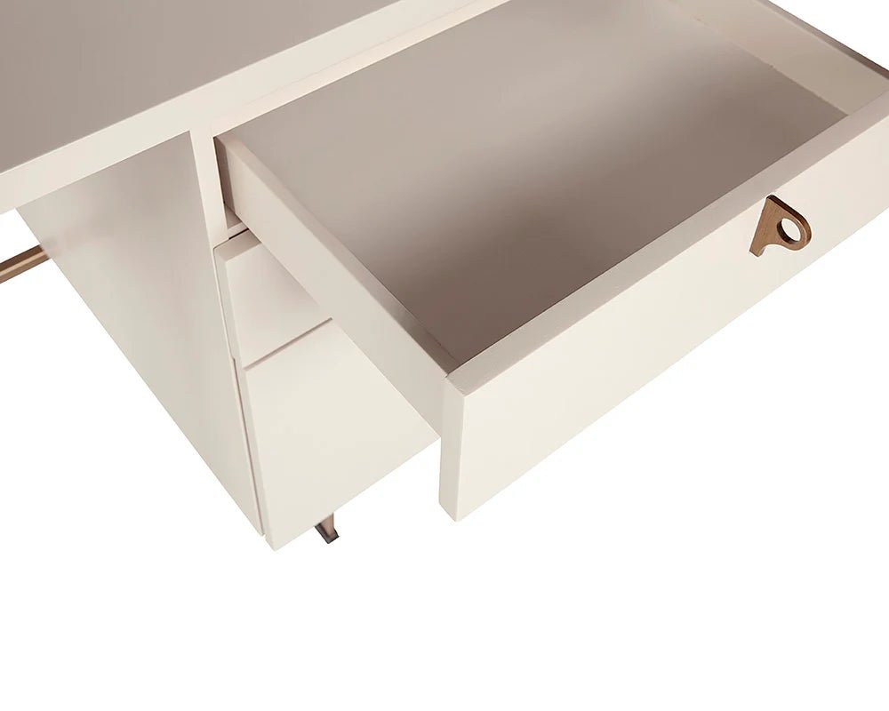 Celine Desk - Cream - Central Designs