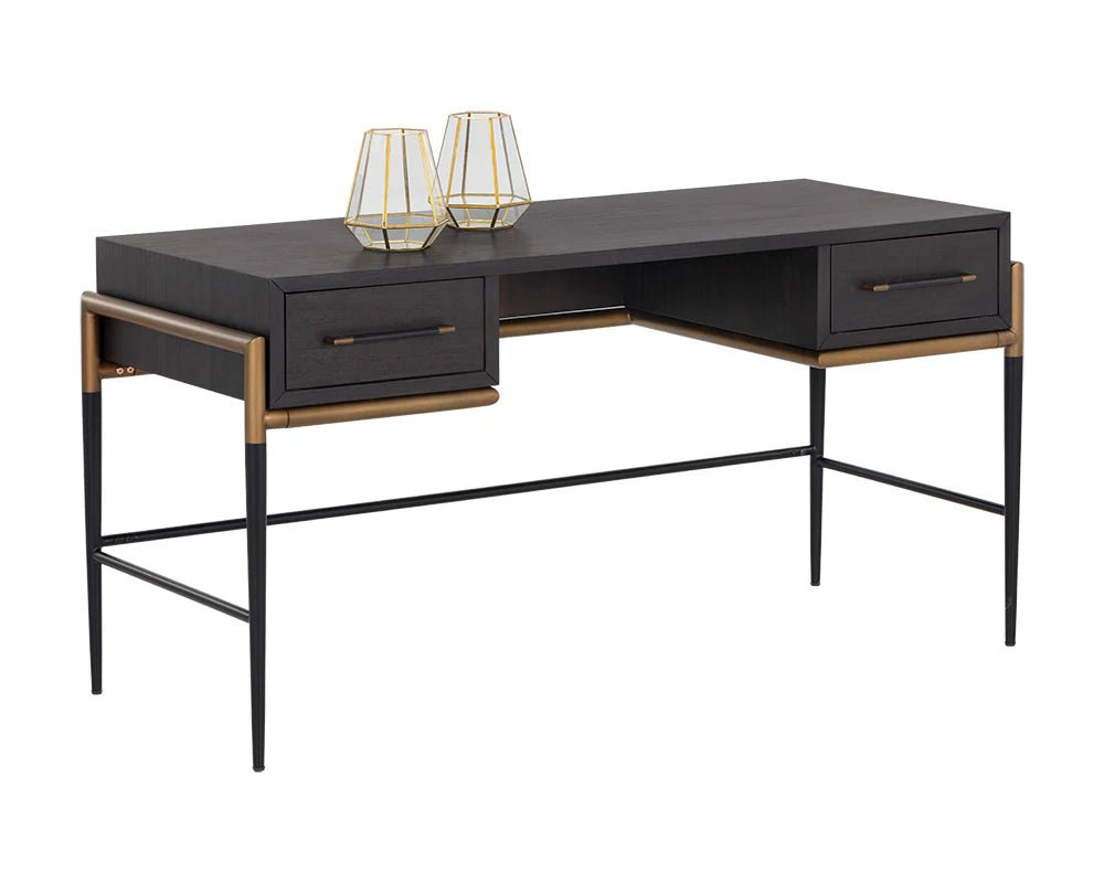 Weldrick Desk - Espresso - Central Designs