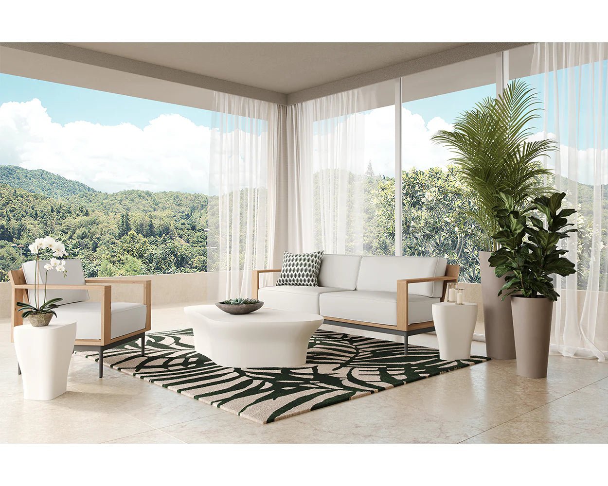Dali End Table - Small - White - Central Designs