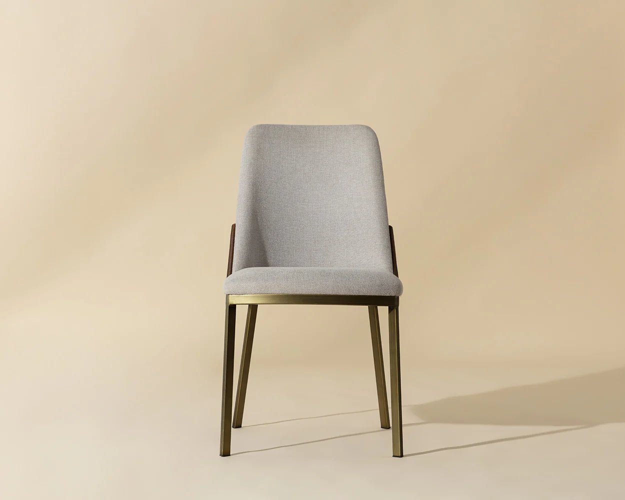 Marie Dining Chair - Belfast Oatmeal / Bravo Cognac - Central Designs