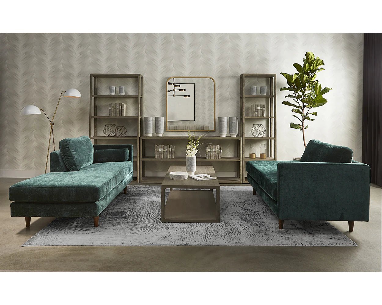 Doncaster Coffee Table - Smoke Grey - Central Designs