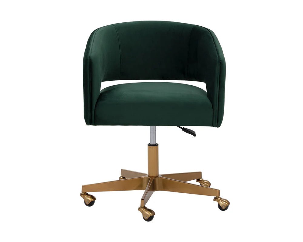 Claren Office Chair - Deep Green Sky - Central Designs