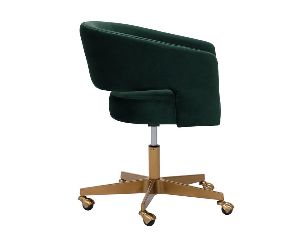 Claren Office Chair - Deep Green Sky - Central Designs