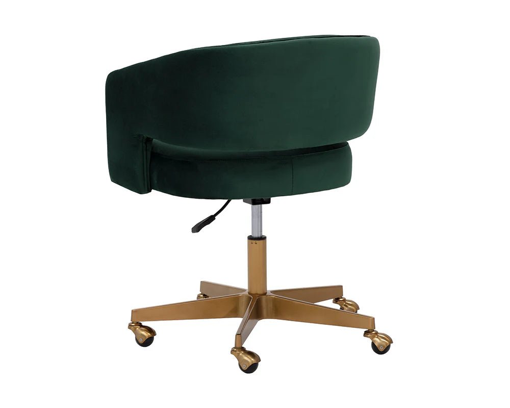 Claren Office Chair - Deep Green Sky - Central Designs