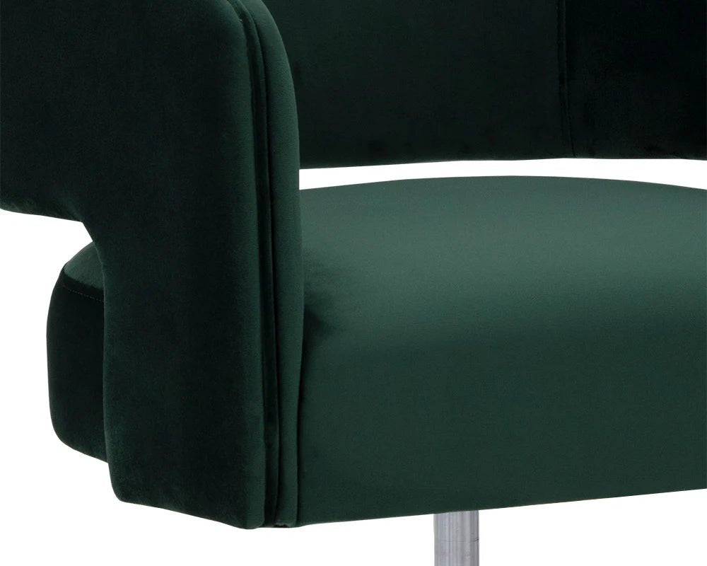 Claren Office Chair - Deep Green Sky - Central Designs