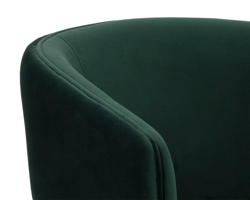 Claren Office Chair - Deep Green Sky - Central Designs