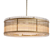 Kore Chandelier - Large - Brass - Clear - Central Designs