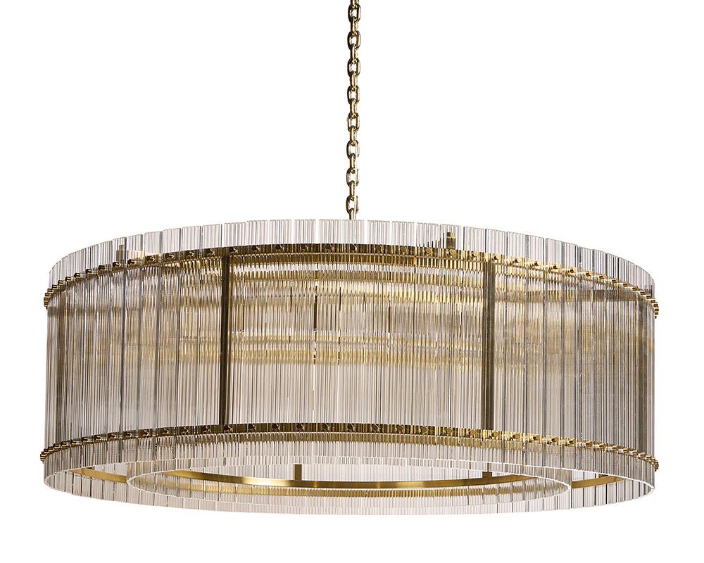 Kore Chandelier - Large - Brass - Clear - Central Designs