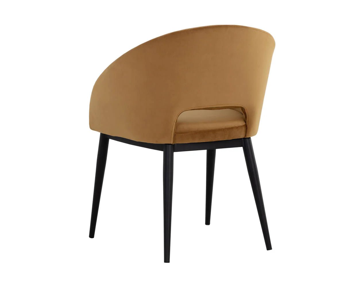 Thatcher Dining Armchair - Black - Gold Sky - Central Designs