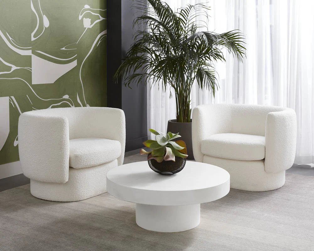 Brando Coffee Table - White - Central Designs