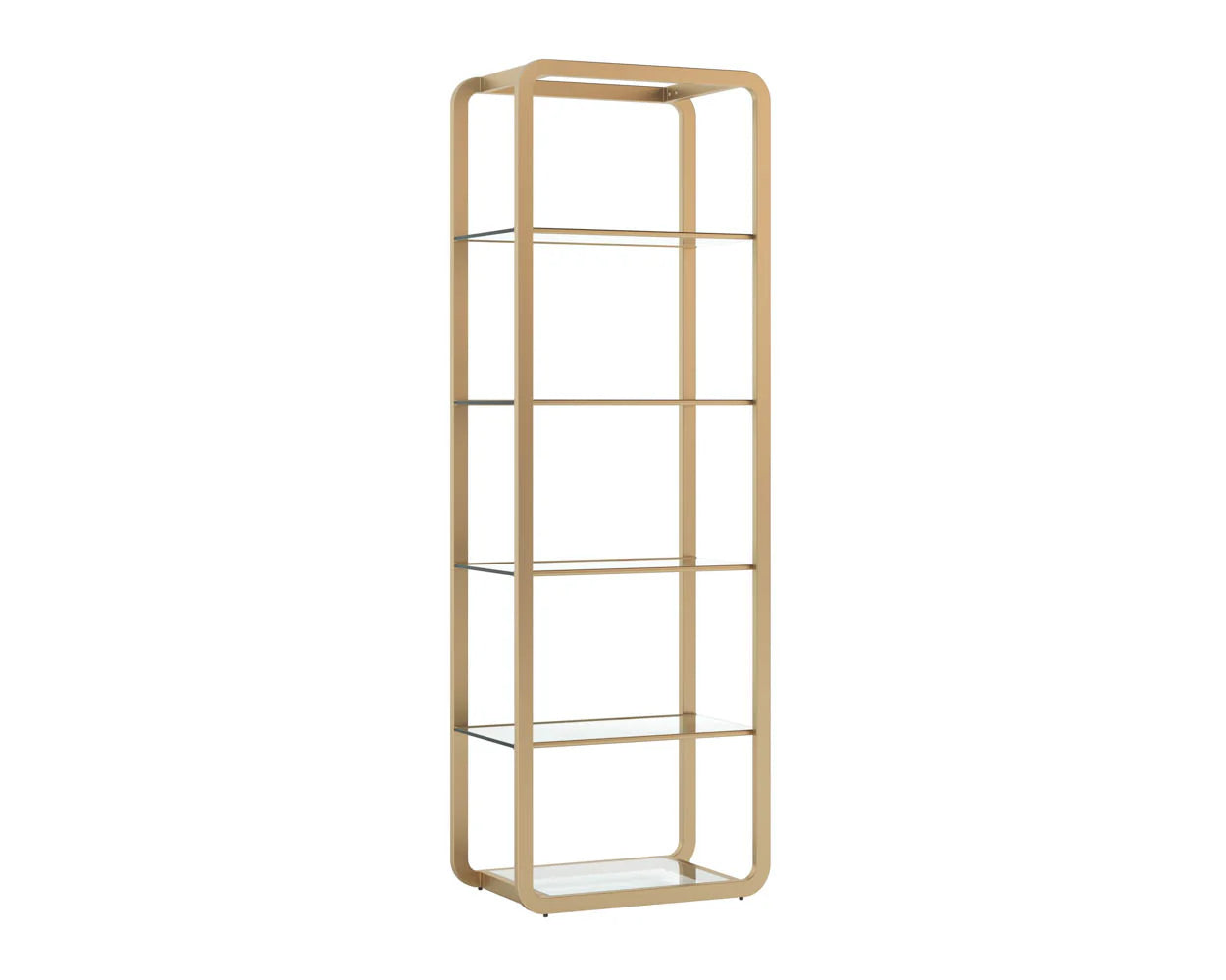 Ambretta Bookcase - Small - Gold