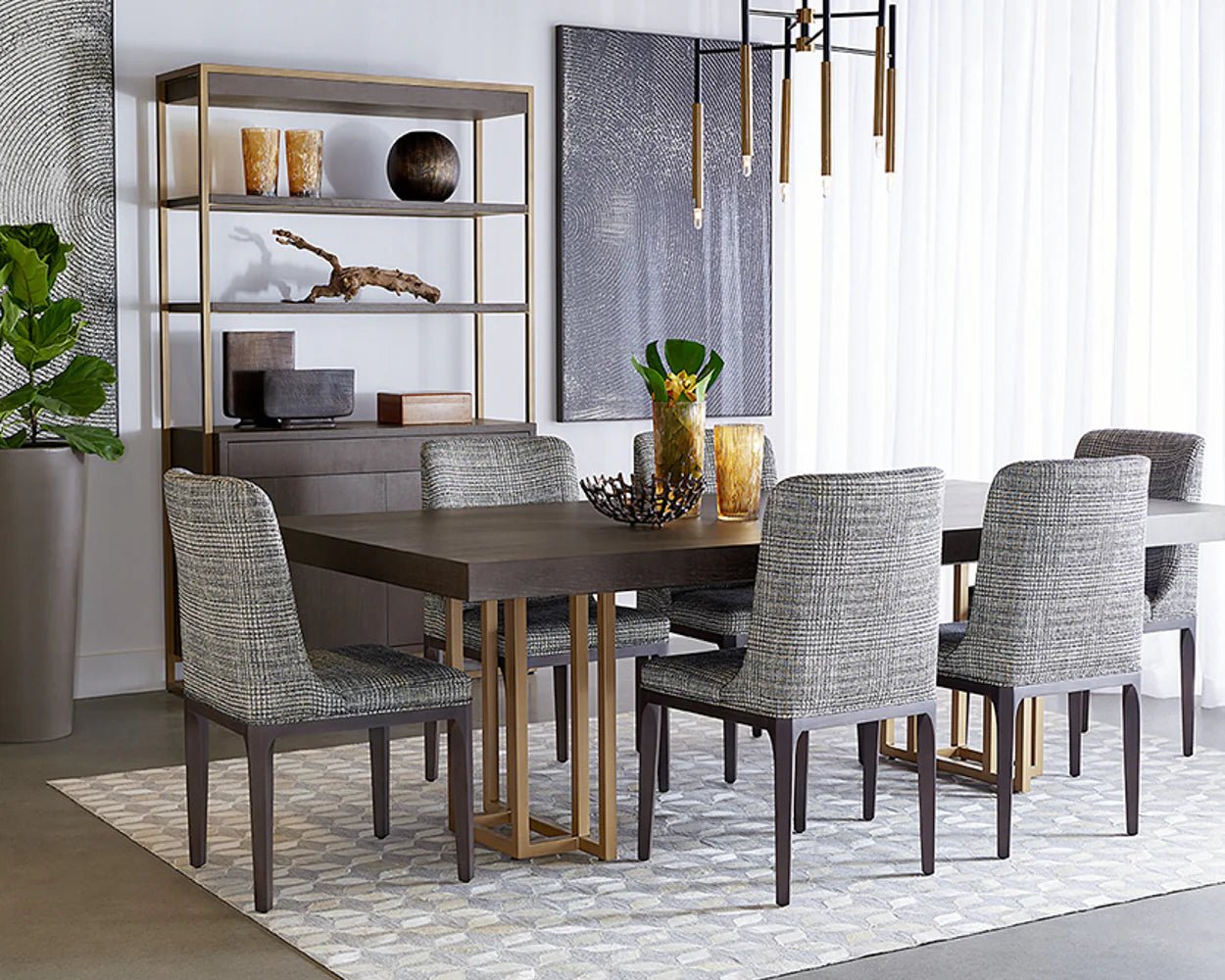 Baldessara Dining Table - 94.5" - Central Designs
