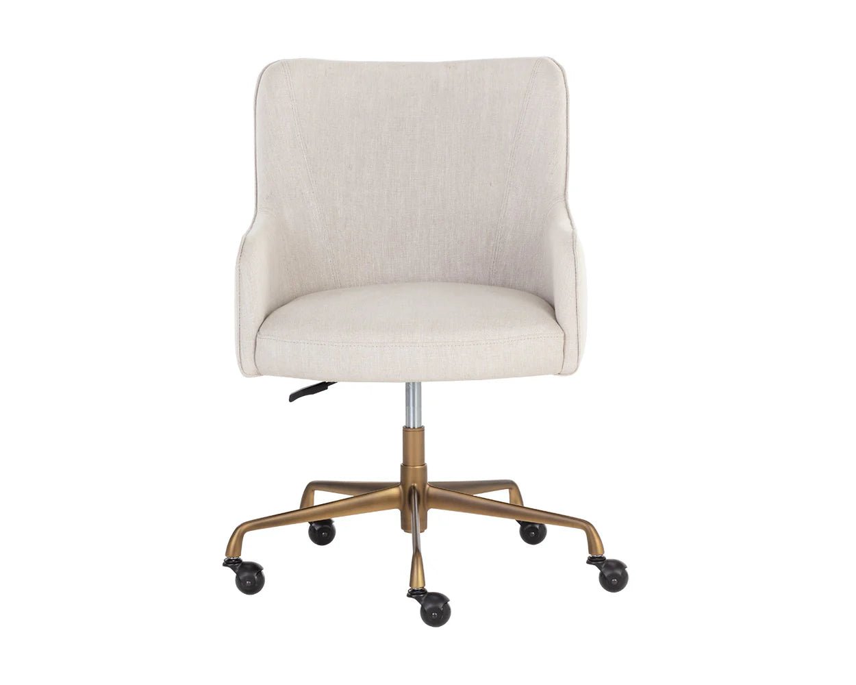 Franklin Office Chair - Beige Linen - Central Designs