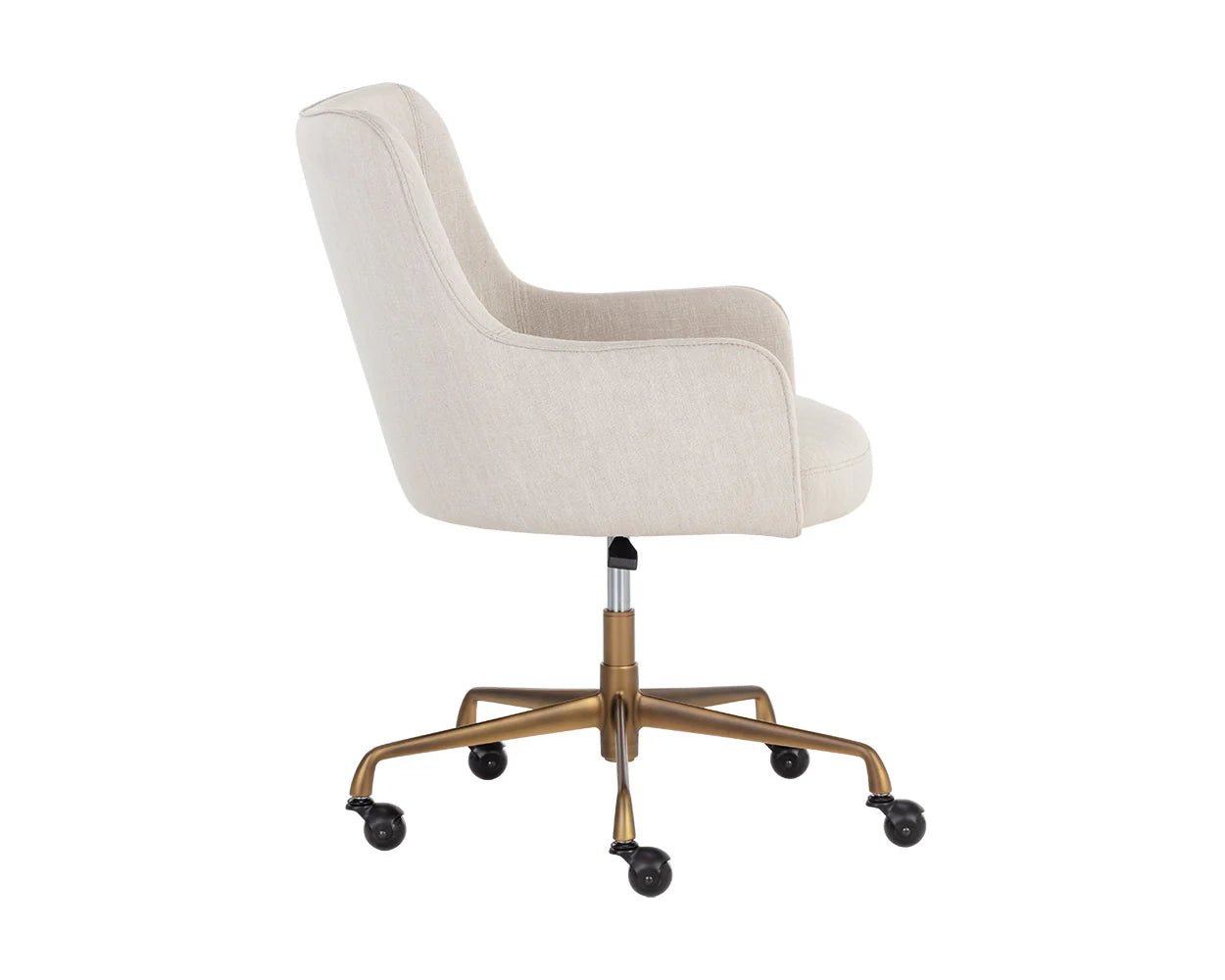 Franklin Office Chair - Beige Linen - Central Designs