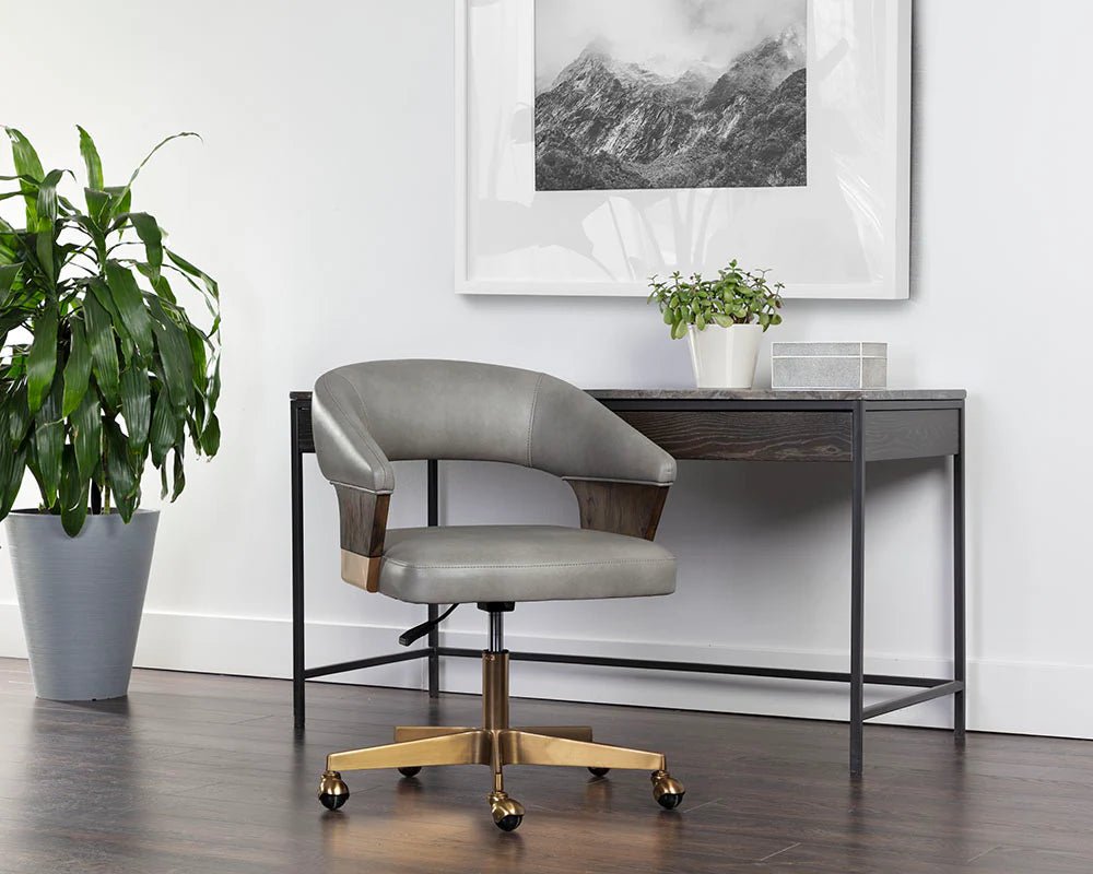 Leonce Office Chair - Bravo Metal - Central Designs