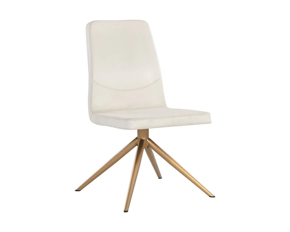 Hilda Swivel Dining Chair - Vienna Cream - Central Designs