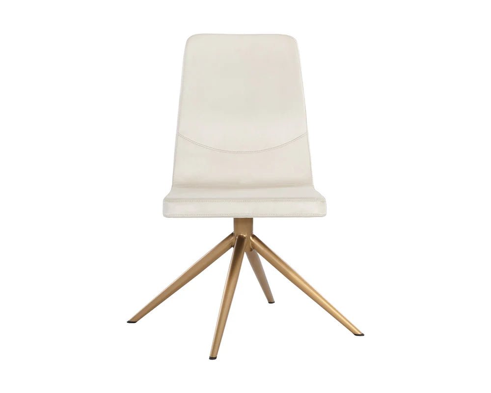 Hilda Swivel Dining Chair - Vienna Cream - Central Designs