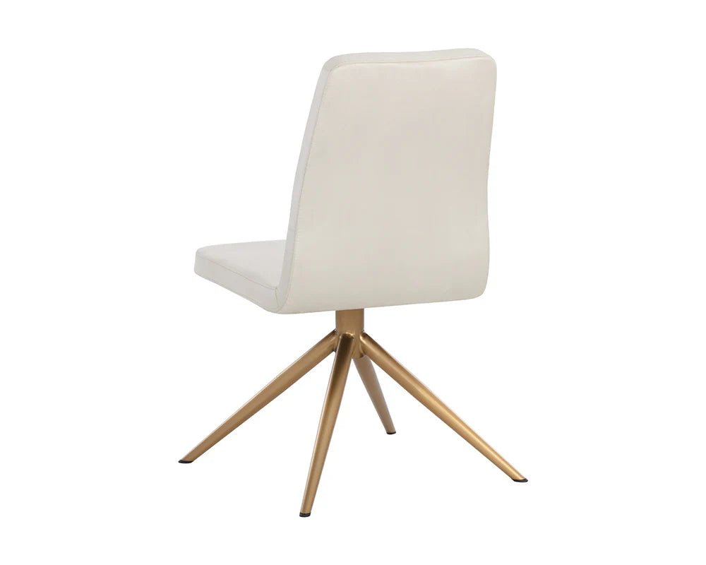 Hilda Swivel Dining Chair - Vienna Cream - Central Designs