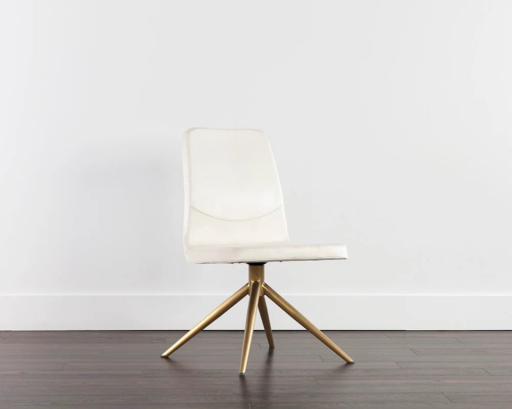 Hilda Swivel Dining Chair - Vienna Cream - Central Designs