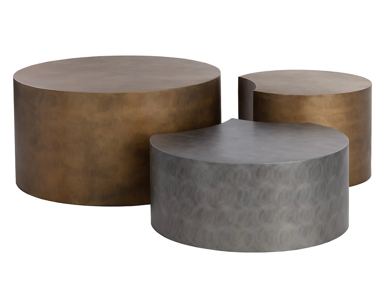 Neo Nesting Coffee Table - Antique Brass - Central Designs