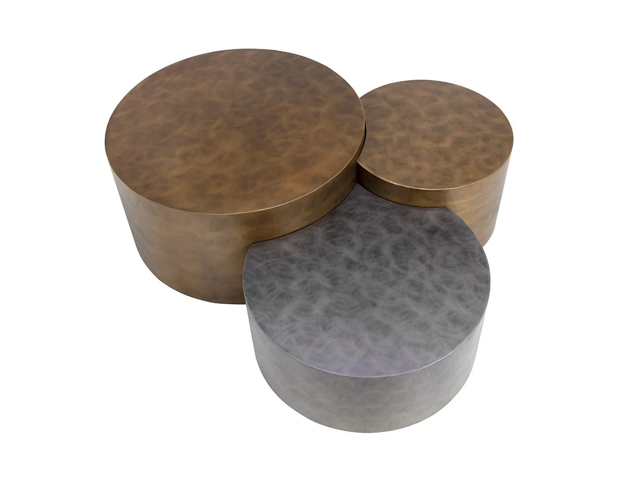 Neo Nesting Coffee Table - Antique Brass - Central Designs