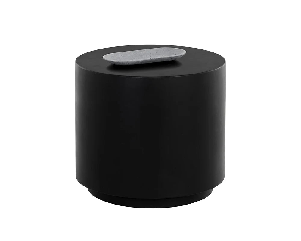 Rubin End Table - Black - Central Designs
