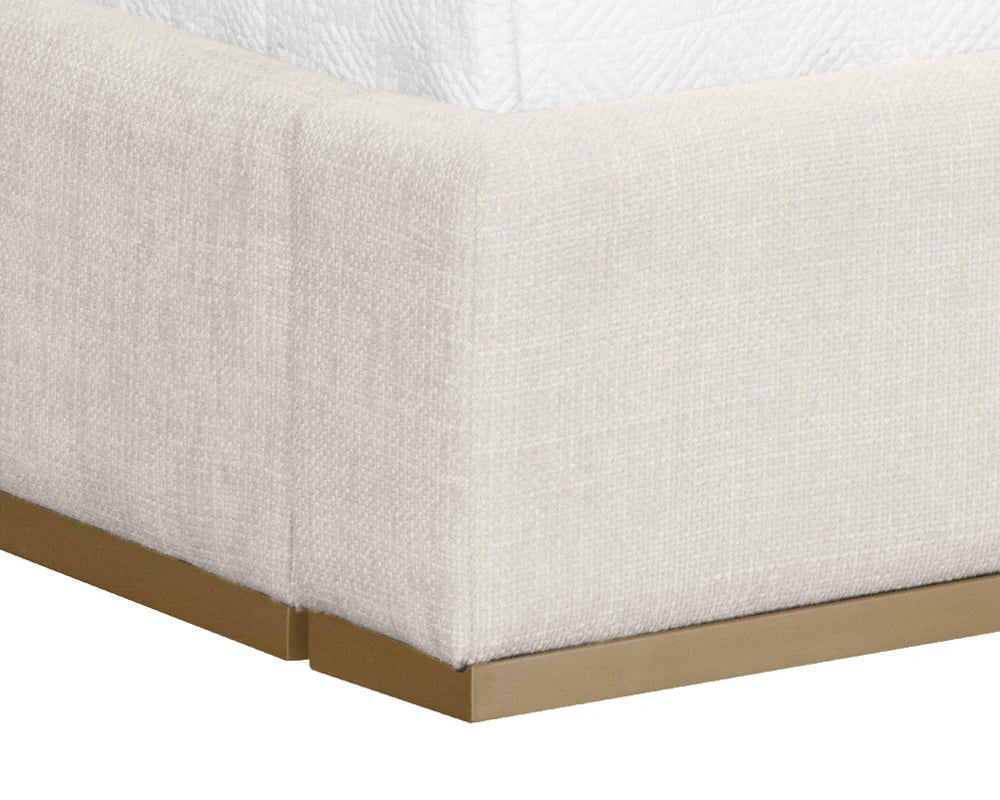 Beckham Bed - King - Chacha Cream - Central Designs