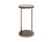 Benjamin End Table - Antique Brass - Central Designs