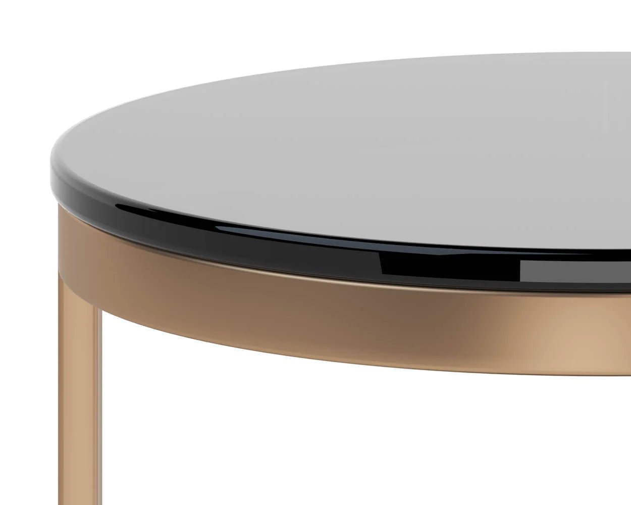 Benjamin End Table - Antique Brass - Central Designs