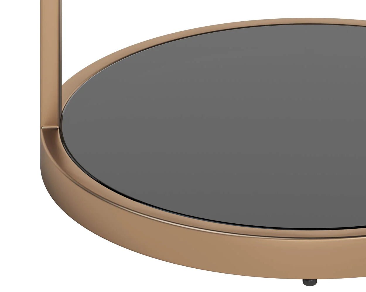 Benjamin End Table - Antique Brass - Central Designs