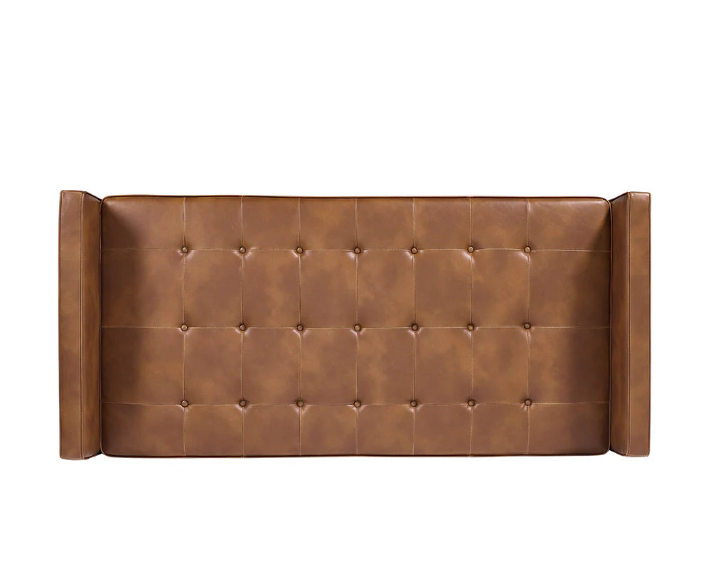 Donnie Bench - Black - Tobacco Tan