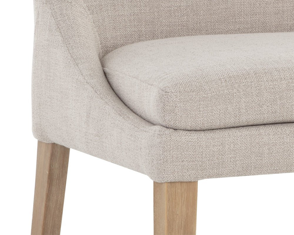 Rosine Dining Chair - Effie Flax - Central Designs
