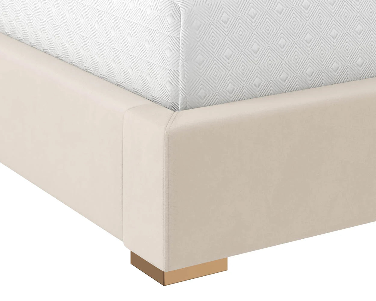 Alisha Bed - King - Meg Taupe - Central Designs