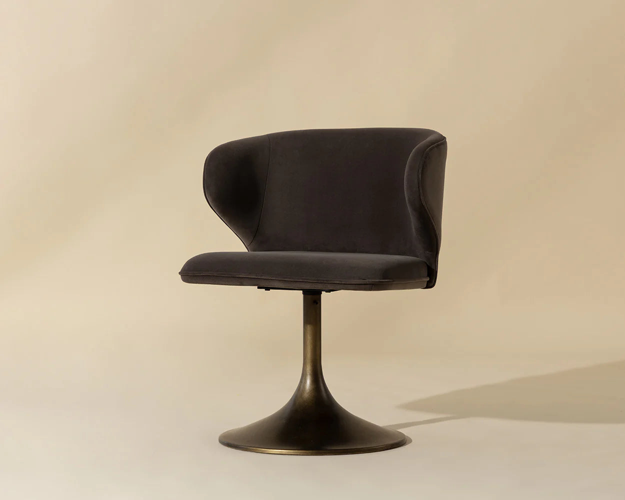 Simone Swivel Dining Chair - Meg Ash