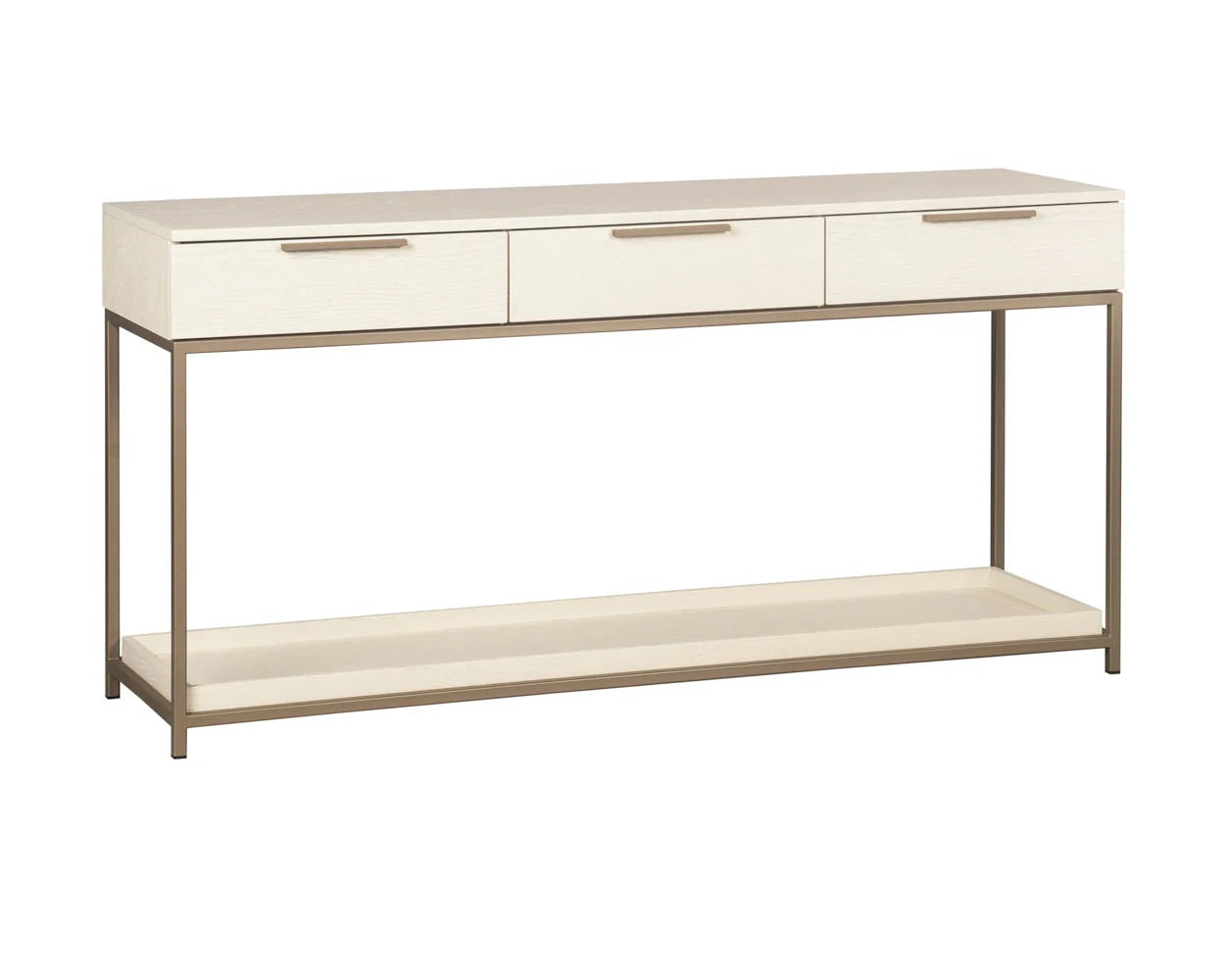 Rebel Console Table With Drawers - Cream
