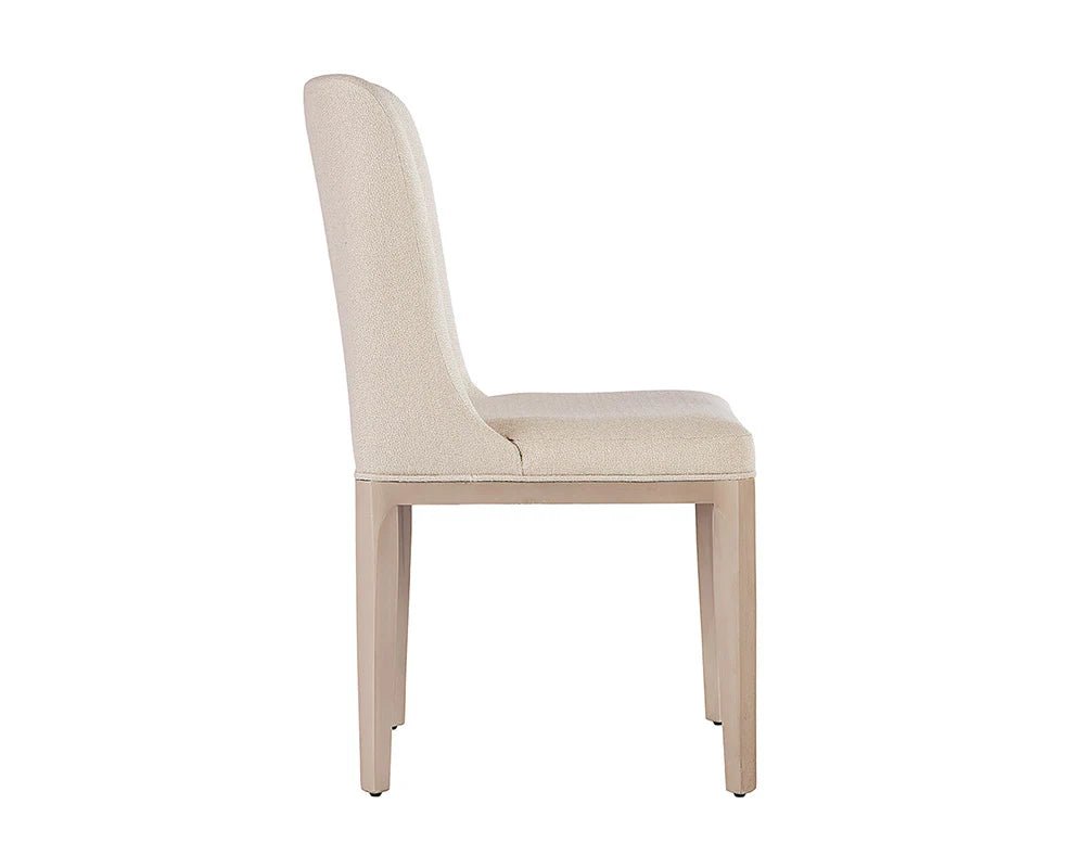 Elisa Dining Chair - Light Oak - Mainz Cream - Central Designs