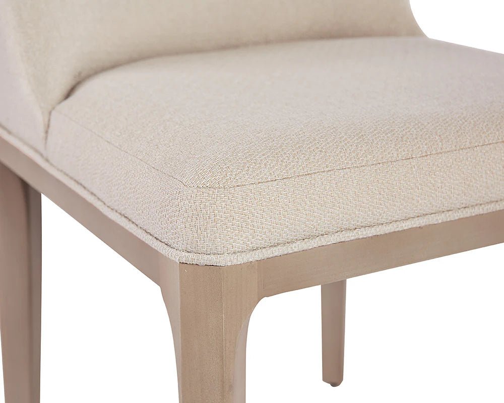 Elisa Dining Chair - Light Oak - Mainz Cream - Central Designs