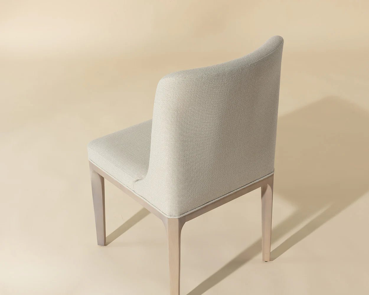 Elisa Dining Chair - Light Oak - Mainz Cream - Central Designs
