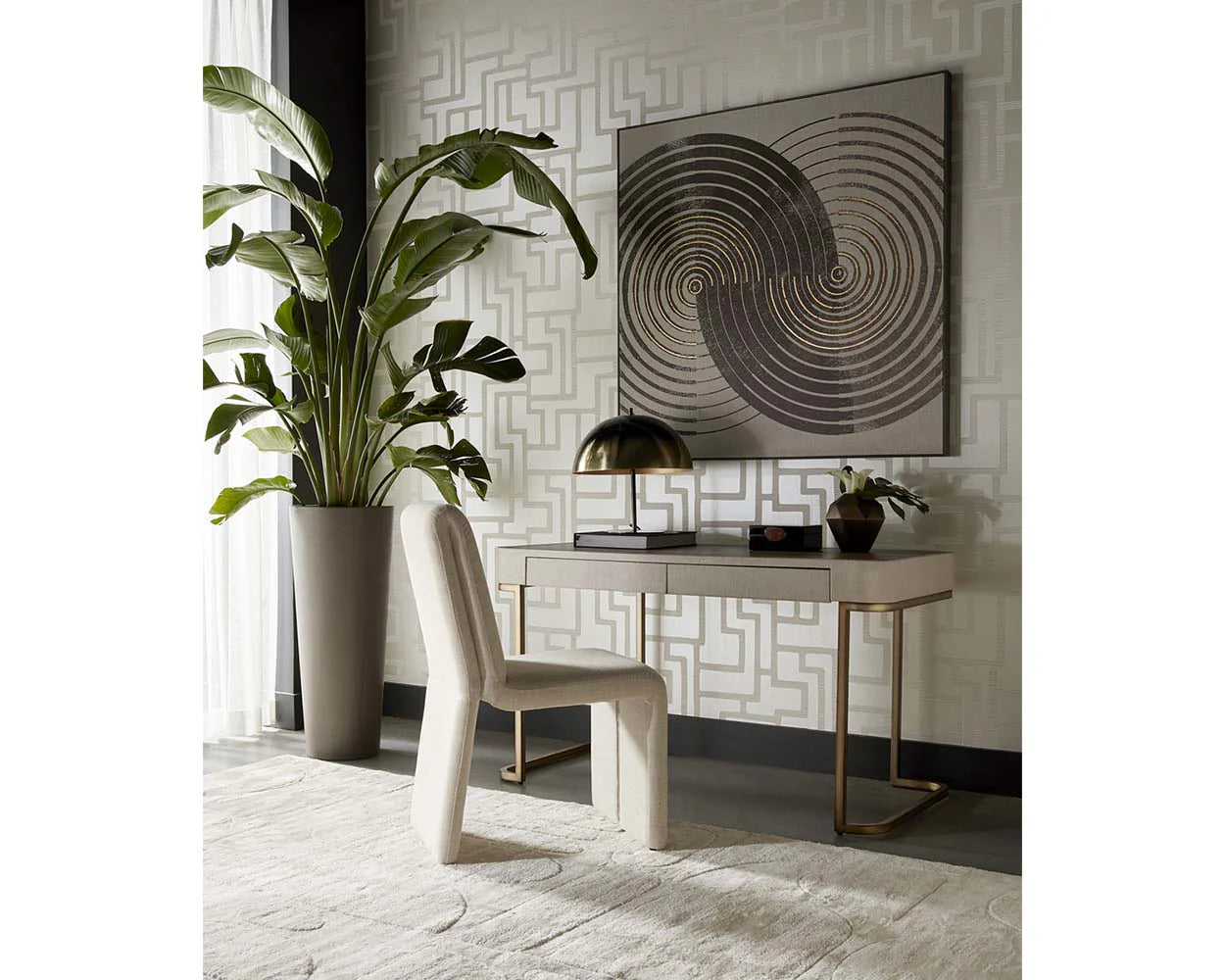Jamille Desk - Cream